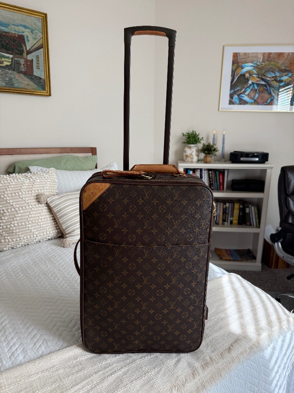 Louis Vuitton monogram Pegasus 55 suitcase